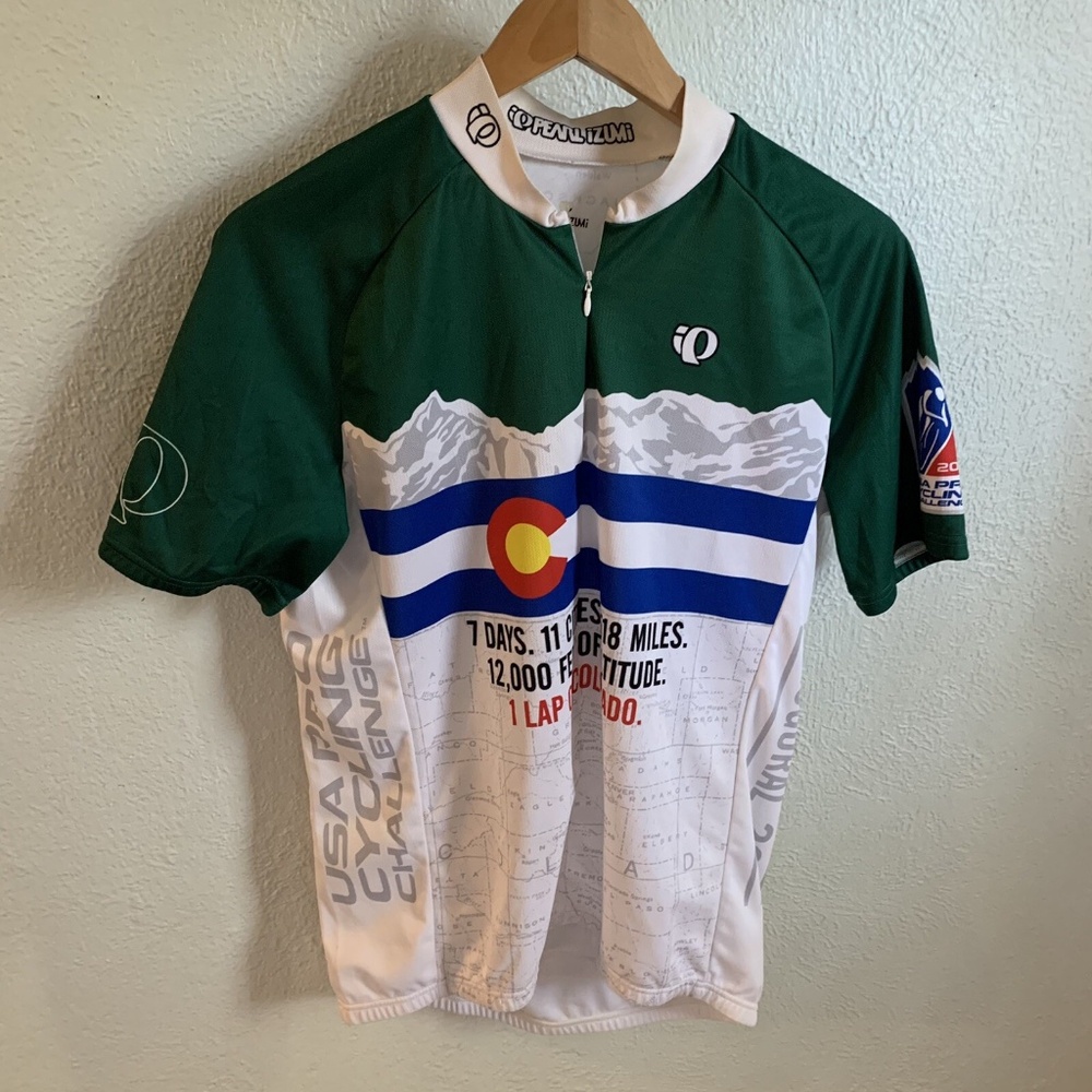 Pearl Izumi Colorado 2011 USA Pro Cycling Challenge Jersey Mens Large 1/2 Zip